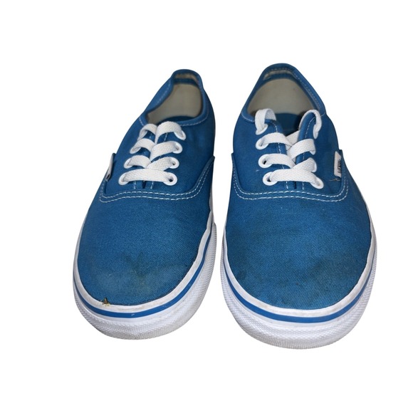 Vans Shoes - VANS Sneakers Men 6 Women 7.5 Blue Low Top Canvas Shoes‎ Skater Lace Up